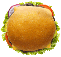 Burger Sticker by Wonder Bread USA
