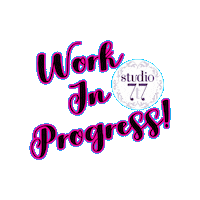 Studio7t7 diy sewing work in progress studio 7t7 Sticker