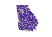 youngharriscollege purple georgia yhc young harris Sticker