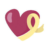 EndoApp herz endometriosis schleife endometriose Sticker