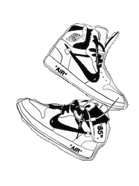 Thatsewmags shoes nike air jordans Sticker