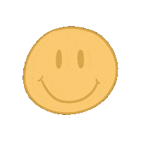 Happy Smiley Face Sticker
