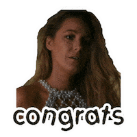 Great Job Drinking Sticker by Blake Lively Fan