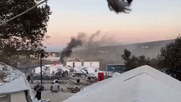 Thousands Displaced After More Fires Break Out at Moria Refugee Camp in Lesbos