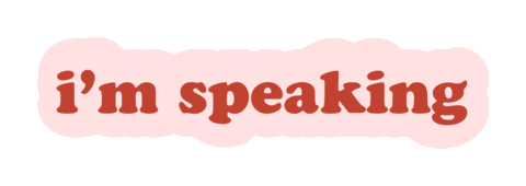 Speaking Kamala Harris Sticker by Girl Tribe Co.