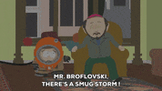 eric cartman storm GIF by South Park 