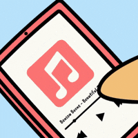 Scrolling Playing Music GIF by MESA My Emotional Support Animal