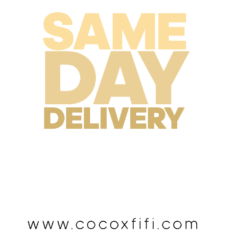 Same Day Delivery Sticker by COCOXFIFI
