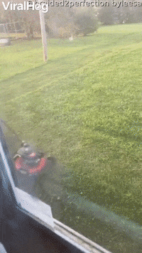 Hoverboard Hack Makes Lawn Mowing Easier GIF by ViralHog