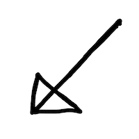 Arrow 矢印 Sticker