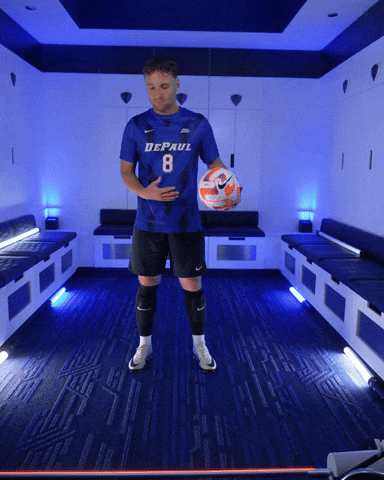 Mens Soccer GIF by DePaul Blue Demons