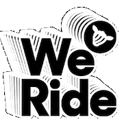 We Ride The World Sticker by Black Sheep Cycling