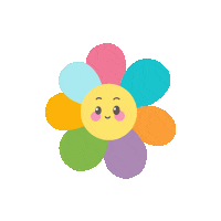 Cartoon Flowers Sticker