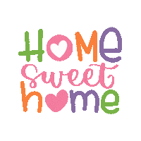 Home Lettering Sticker