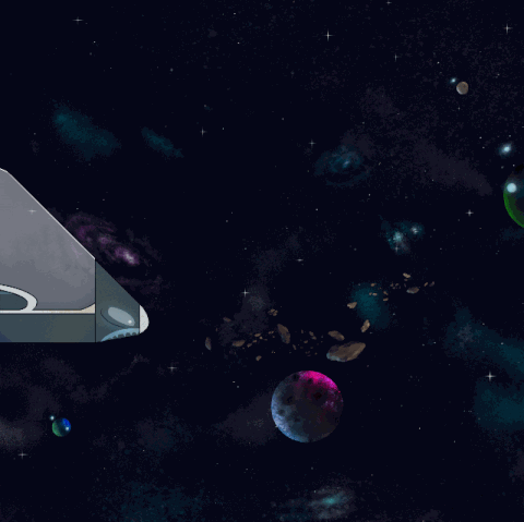 spaceship GIF