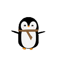 Penguin Jumping Sticker by Dječja TV