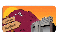 Game Day Sticker by Arizona State University