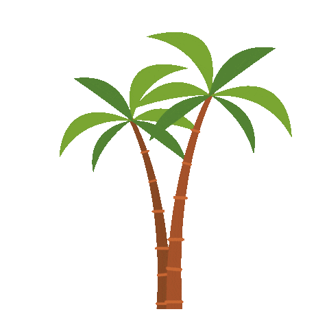 Palm Tree Sticker by Kristin Coffey Pressley