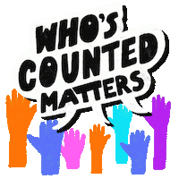 Census 2020 Sticker by INTO ACTION