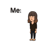 Serious Face Sticker by Natasja | WATZIJZEGT