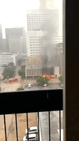 Fire Department, Ambulance Respond to Houston Office Blaze