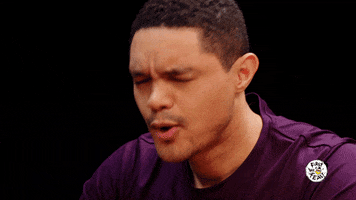Trevor Noah Wings GIF by First We Feast: Hot Ones