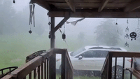 Intense Storm Lashes Parts of Lincoln County, North Carolina