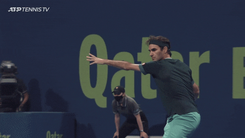Roger Federer Art GIF by Tennis TV