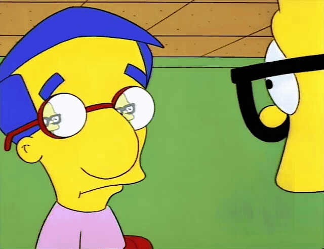 The Simpsons Nerd GIF