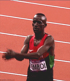 Happy Track And Field GIF