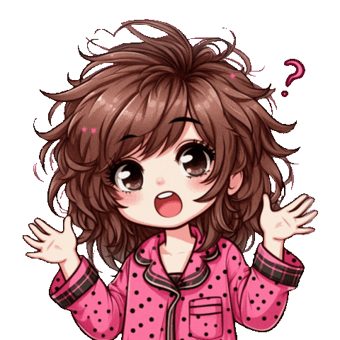 Girl Hello Sticker