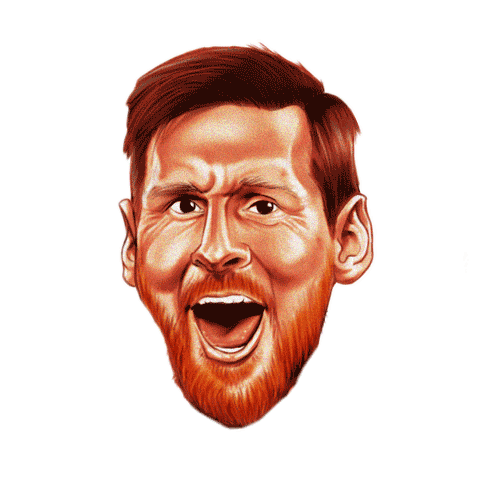 gastonsalazar goal argentina barcelona messi Sticker