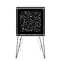 Pixel Dithering Sticker by virartz