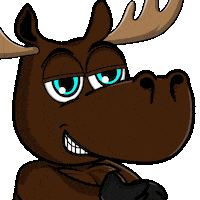 DoYouMoose nft whatever blockchain web3 Sticker