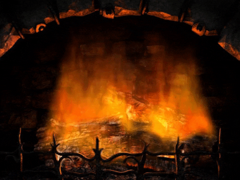 christmas fire GIF by DP Animation Maker