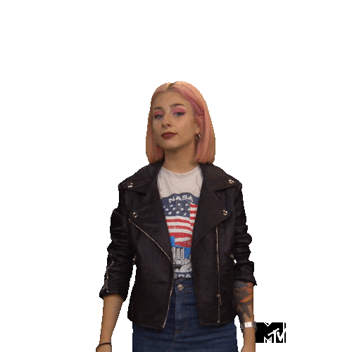Pink Hair Mtv Emas Sticker by Premios MTV MIAW
