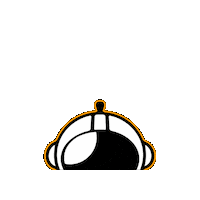 Astronaut Big Air Sticker by Big Air Trampoline Park