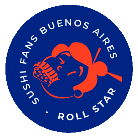 rollstar-sushi giphyupload japanese sushi rollstar Sticker