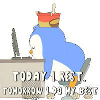 Tired Good Night Sticker by Pudgy Penguins