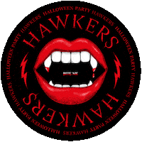 Halloween H Sticker by Hawkersco