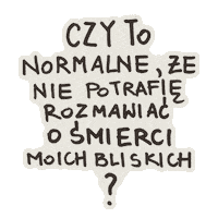 InstytutDobrejSmierci że idś instytut dobrej śmierci czy to normalne Sticker