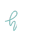 Teal Hello Sticker