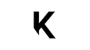 Kenyons logo design running marketing Sticker