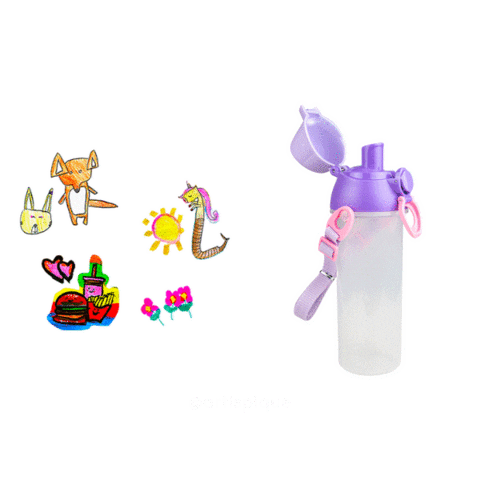 Sticker Bottle Sticker by Artispique | Preserve Kids’ Artwork
