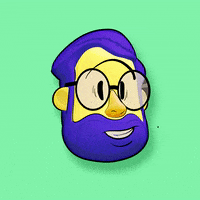 strudelbrain head nerd chat talk GIF