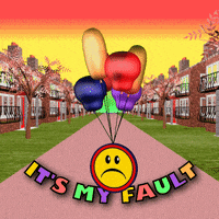 Balloons Blame Me GIF