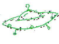 karlialae alien ufo ovni extraterrestre Sticker