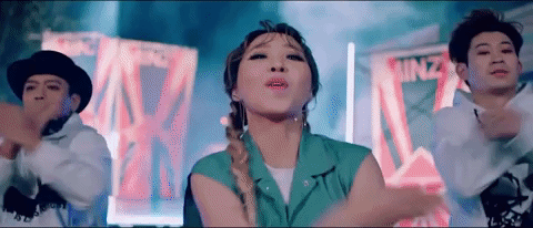 k-pop gong minzy GIF