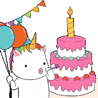 Happy Birthday Party Sticker by Chubbiverse