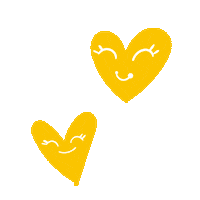 Cuoricini Yellowhearts Sticker